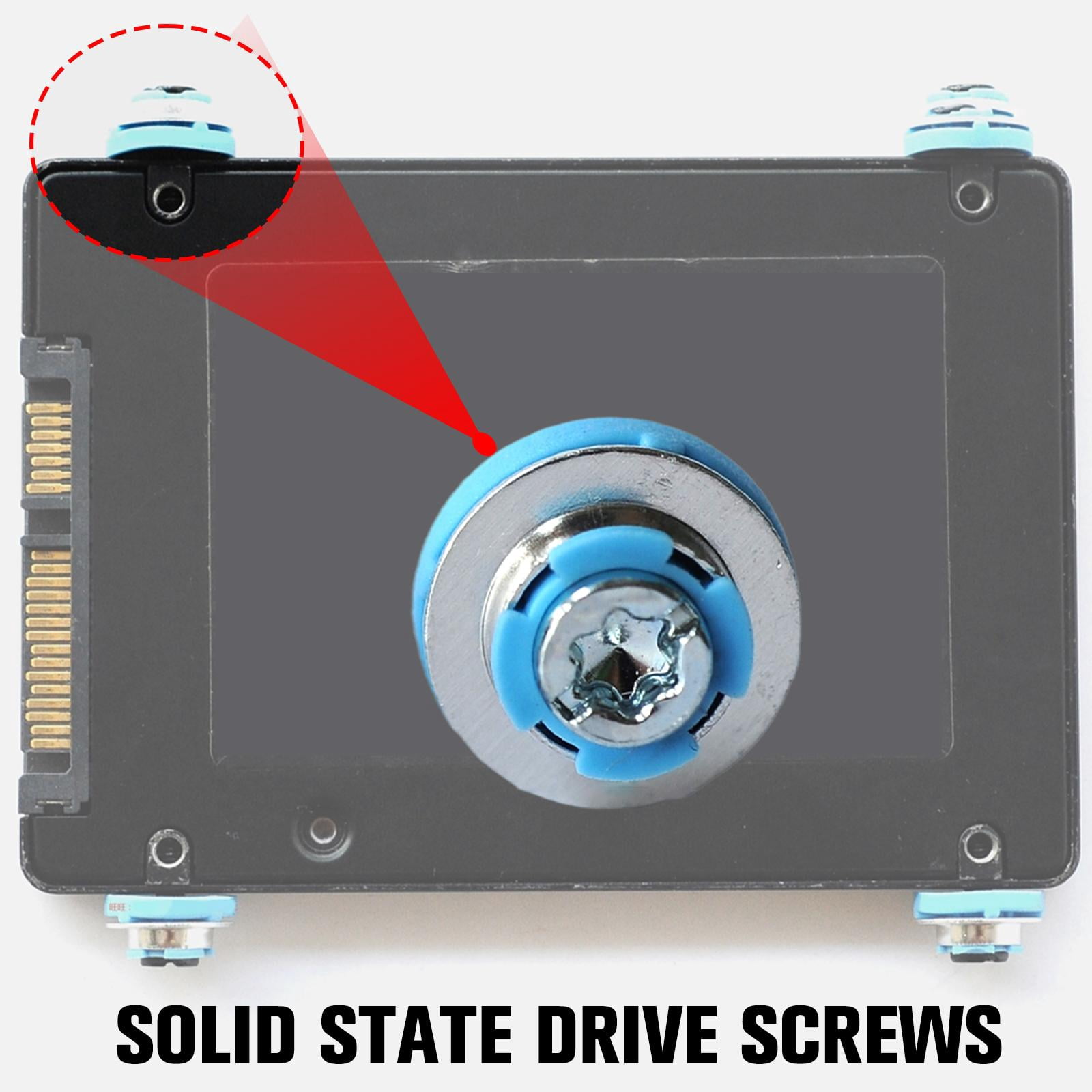 Lot De 4 Vis De Montage Pour Disque Dur/SSD 2,5" - Compatible HP EliteDesk/ProDesk