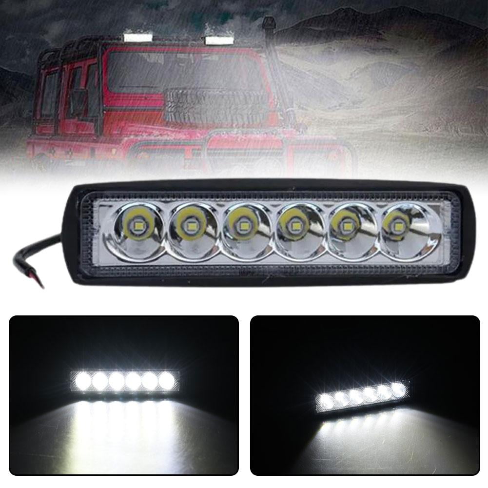 BQLQBQLQ 6 LED Offroad Car Work Light Daytime Running Spotlight Beam Flood 4x4 Fo