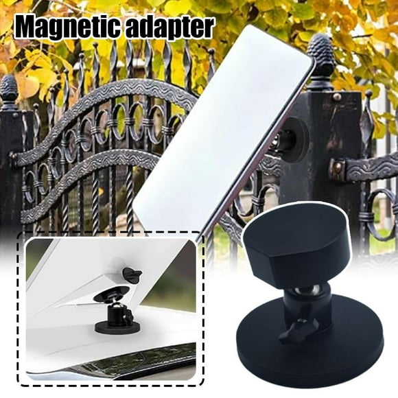 BQLQBQLQ Black Afor Starlink Mini For Starlink Mini Magnetic Adapter Bracket Roof Magnetic Bracket