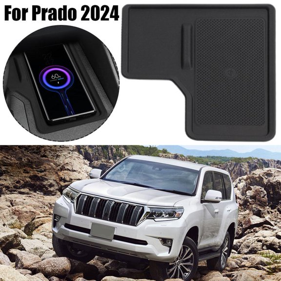BQLQBQLQ Center Console Wireless Charging Protective Mat For LC250 2024Silicone Nonslip Pad AntiDust Liner Interior for 2024 2025 Prado 250 J250 LC250 Accessories