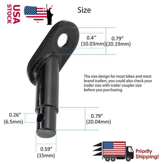 BQLQBQLQ Cycling Bicycle Bike Trailer Hitch Coupler Set Traction J9K5 Accessories