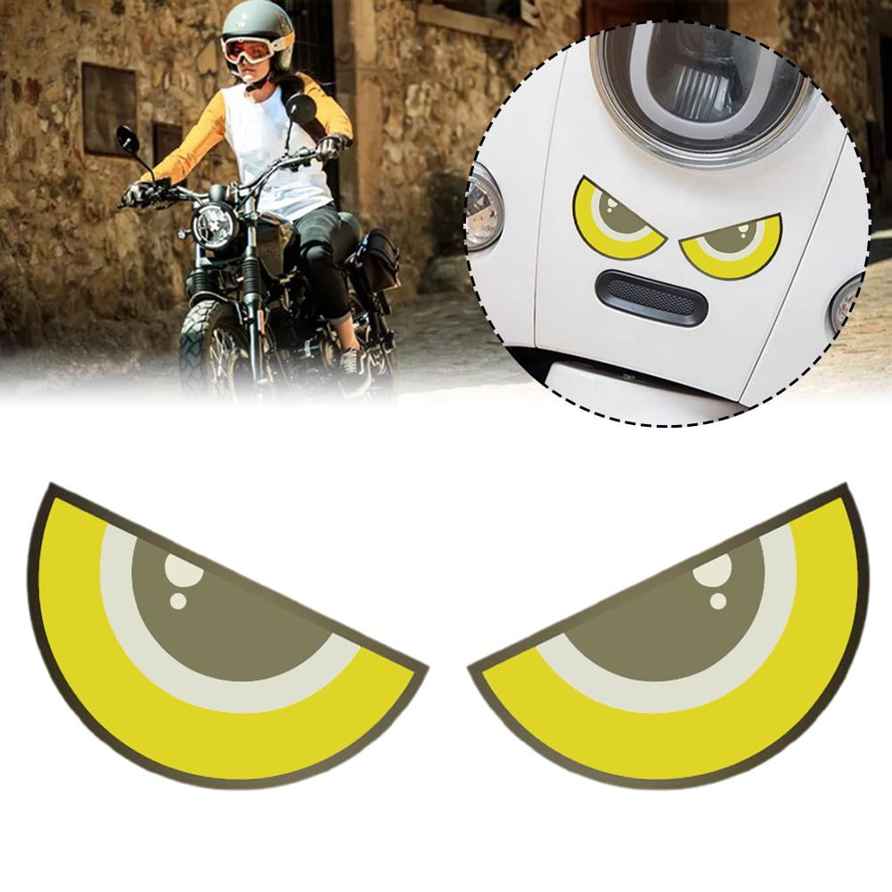 BQLQBQLQ Devil Eyes Car rcycle Stiers Helmet Rear Window Dection Decals ...
