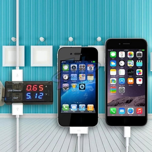 BQLQBQLQ Dual USB Current Digital Voltage Charger Current and Voltage Tester Indicator Ammeter Power Bank Charger