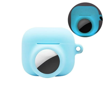 BQLQBQLQ FOR Silicone Protective Case for apple 4 Bluetooth Earphone Silicone Protective Co T4Q1 Loss Device 2in1