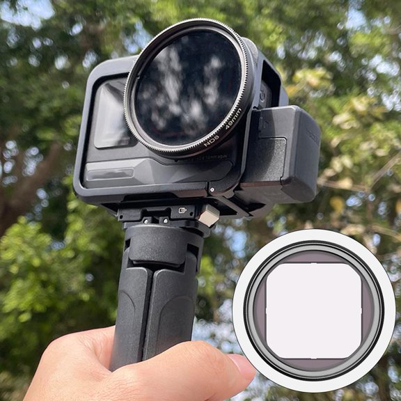 BQLQBQLQ For Insta360 Ace Pro Filter Holder Universal Protective Frame Metal S2F5