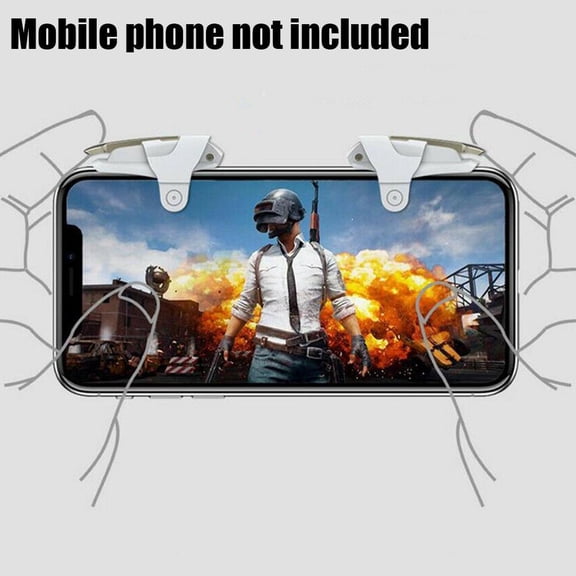 BQLQBQLQ Mobile Game Fire Button phone Gaming Trigger L1 Shooter D8C6 Controll Lot B2