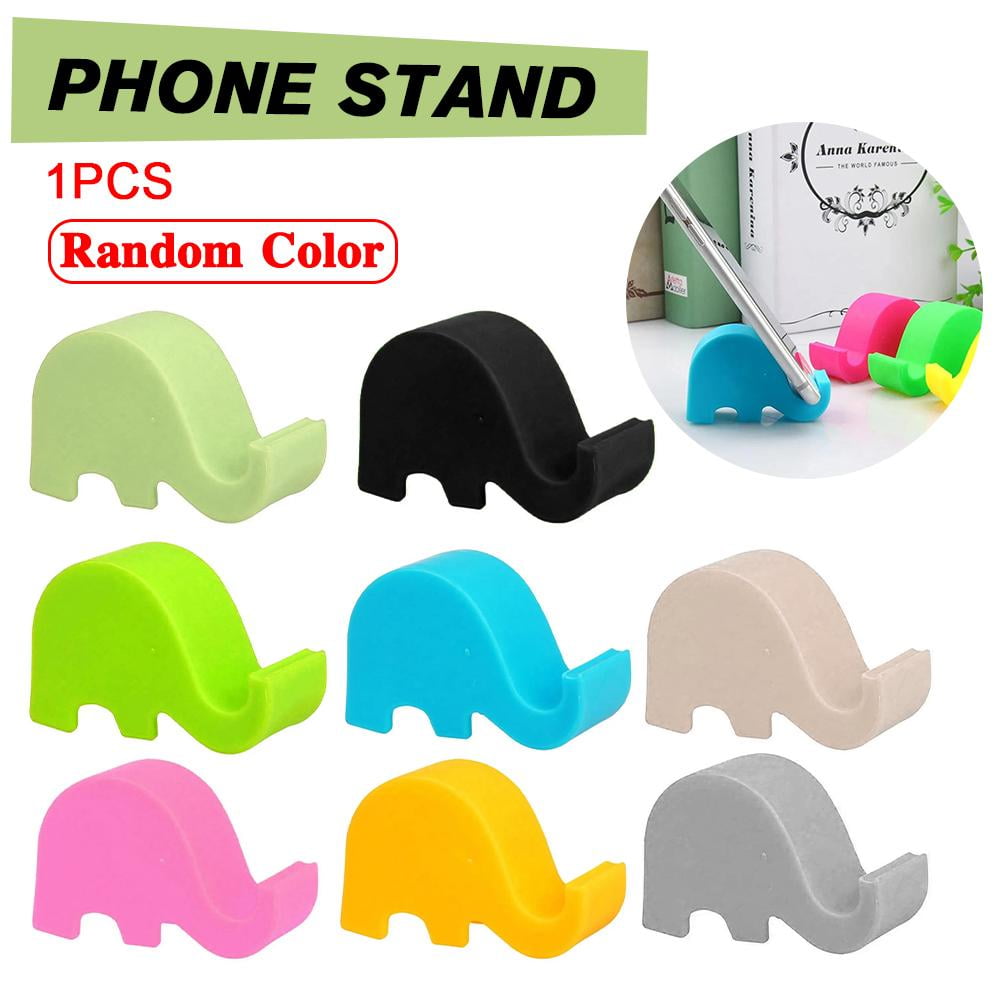 BQLQBQLQ Mobile Phone Holder Lovely Elephant Desk Mounts Plastic