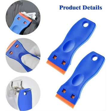 BQLQBQLQ Multifunctional Glue Removal Shovel, Putty Knife, Sticker Remover Tool, Car Sticker Remover, Plastic Razor Blades, Plastic Scraper Tool for Removing Labels Stickers Decals Taping