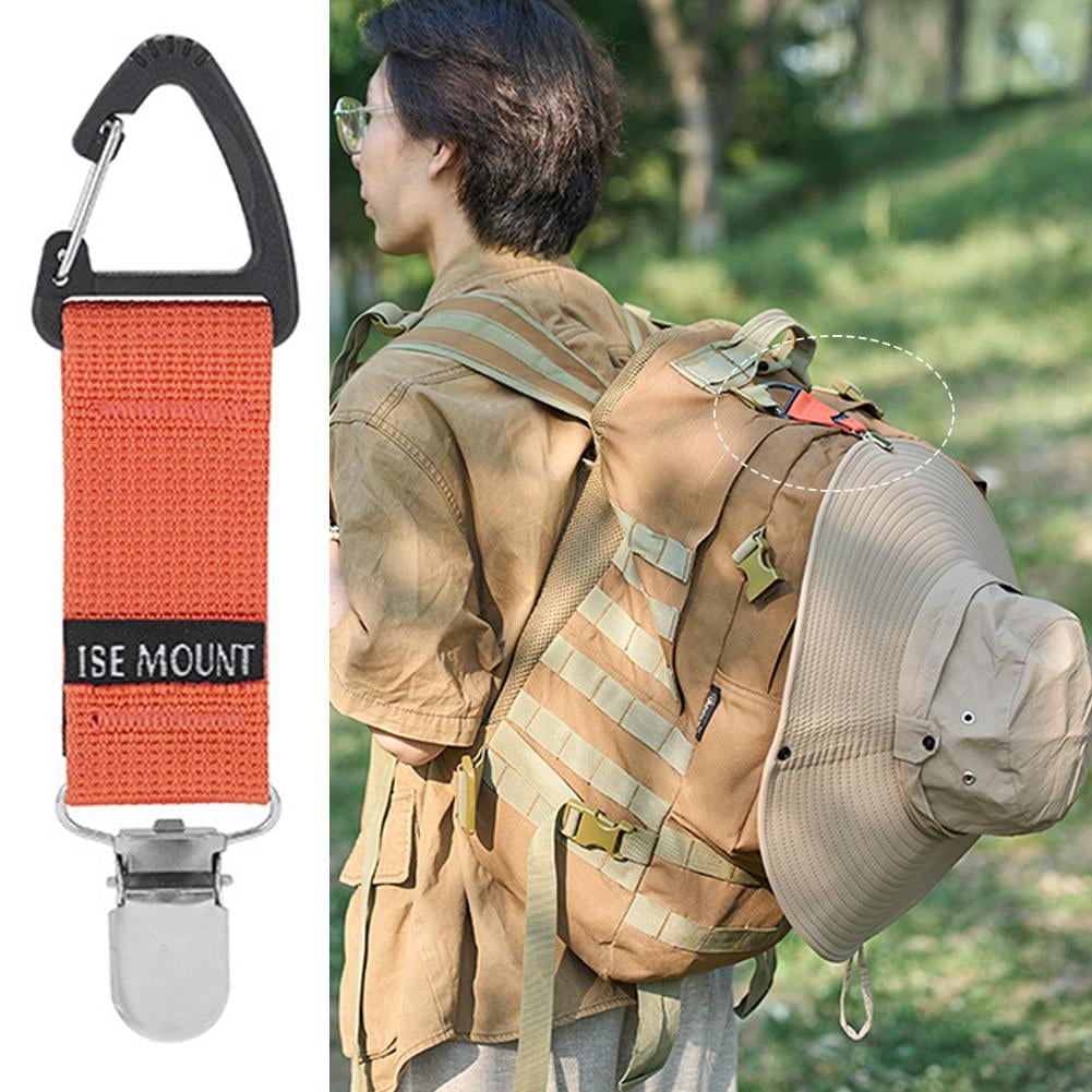 BQLQBQLQ Outdoor Hiking Bule Travel Hat Clip ltifctional Triangular ...