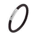 thumbnail image 1 of BQLQBQLQ Personalized Braided Leather Bracelet for Men,Leather Bracelet Braided Leather Bracelet,Stainless Steel Braided Leather Bracelet for Men Women Wrist Cuff Bracelet G9G1, 1 of 8