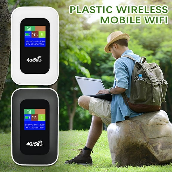 BQLQBQLQ Portable Unlocked 4G LTE Wireless WiFi Router Mobile Broadband Modem Fast