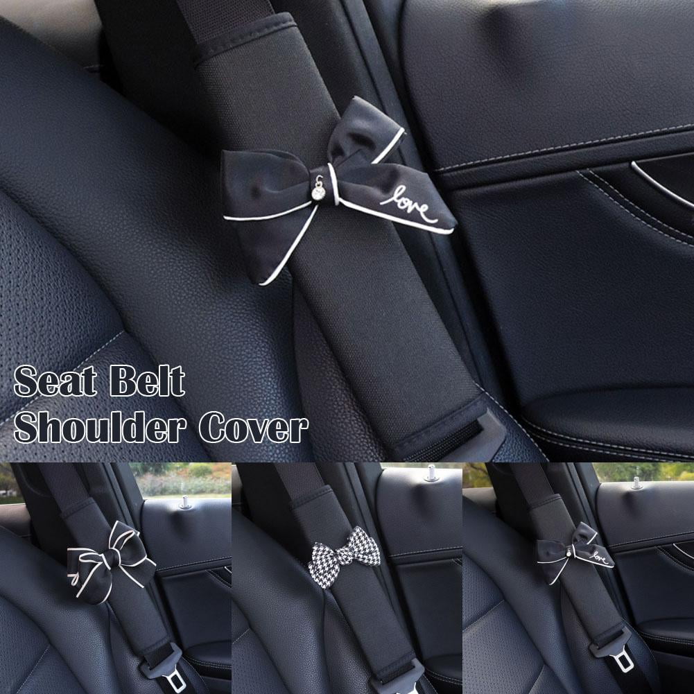 Carbon Fiber Car Seat Belt Pad Cover Protect Cushion Shoulder Guard