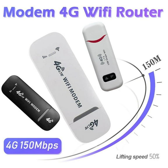 BQLQBQLQ Unlocked 4G LTE WIFI Wireless USB Dongle Stick Mobile 2025 SIM Q Hotspot