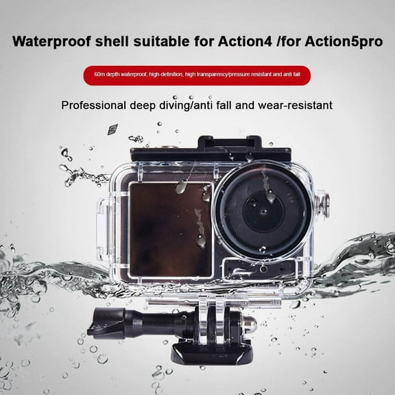 BQLQBQLQ Waterproof Case Protective Housing Shell Camera Accessories Action Camera Action Osmo 345 pro I9S5 Case for dji
