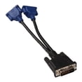 thumbnail image 1 of BQLZR DVI-Male DVI-I to Dual VGA Female Monitor Video Splitter Adapter Cable, 1 of 6
