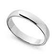 thumbnail image 1 of BR-050W-10 5 mm 14K White Gold Standard-fit Polished Wedding Band - Size 10, 1 of 1