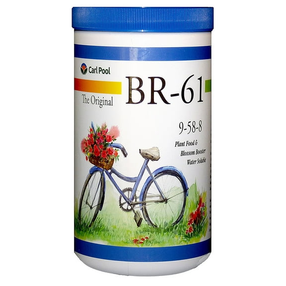 BR-61 Plant Food -- Water Soluble 24oz 9-58-8 -- Carl Pool Fertilizers