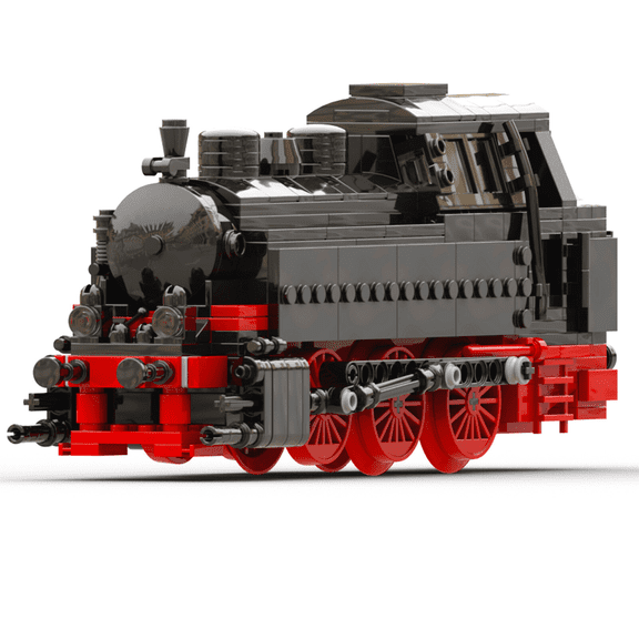 BR-80 Steam Engine Model Building Blocks Set TECHINICIAN MOC-72693 Bricks Toys Collection Gift 372pcs