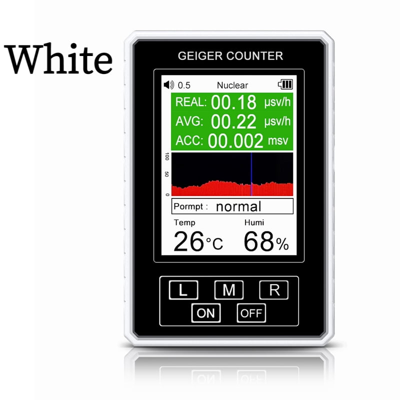 BR9B XR1 Pro Nuclear Radiation Detector Color Display Screen Geiger Counter Personal Dosimeter