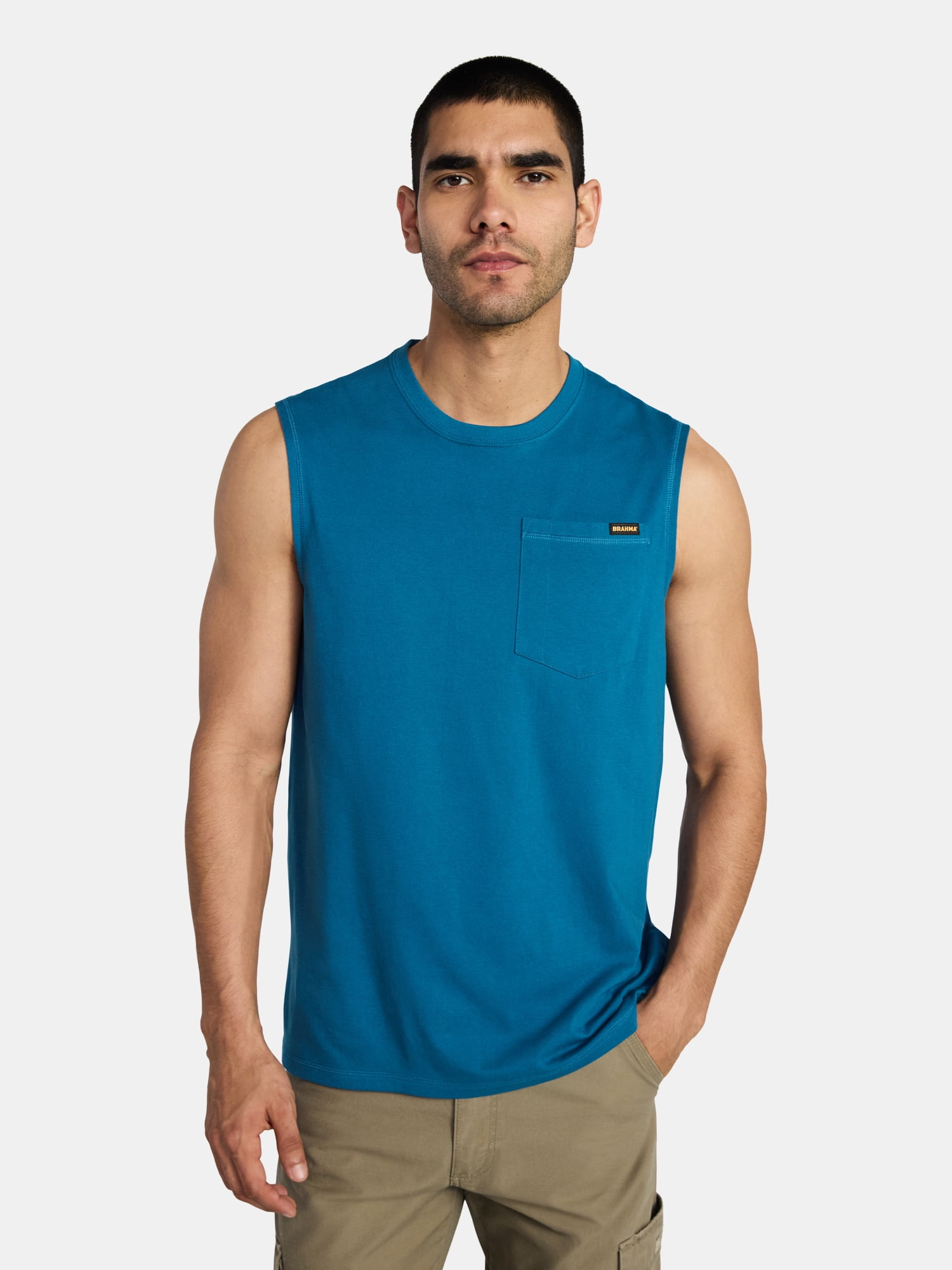 Brahma Men's & Big and Tall Men's Muscle Tee, Sizes S-3XL