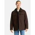 thumbnail image 1 of Brahma Men's and Big Men's Hooded Shirt Jacket, Midweight, Sizes S-3XL, 1 of 5