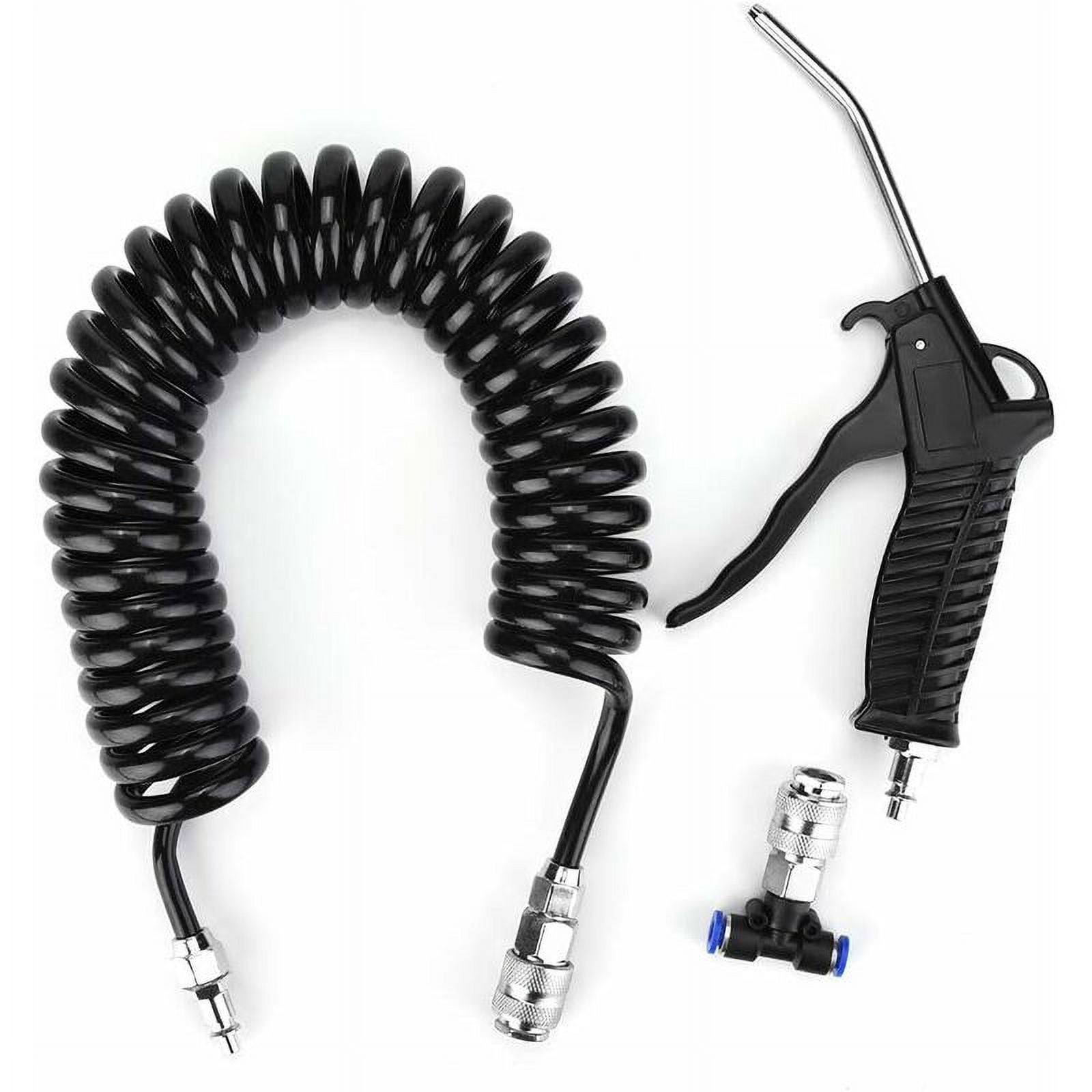BRVie Blow Gun Truck Pneumatic Blow Gun with 5 Meter Spiral Hose Truck Air Gun Cleaning Kit