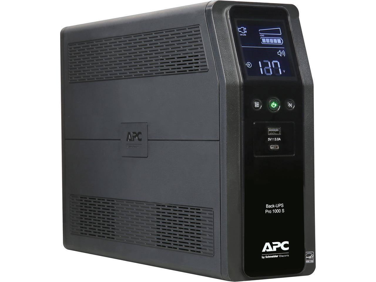BR1000MS 1000 VA Pure SineWave 10 Outlets 2 USB Charging Ports Back-UPS Pro Battery Backup