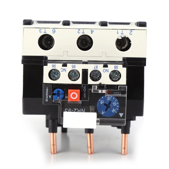 BR2-93 Thermal Overload Relay 30A-40A Motor Phase Break Protection 690V Isolation Dual Reset, 1 Pack