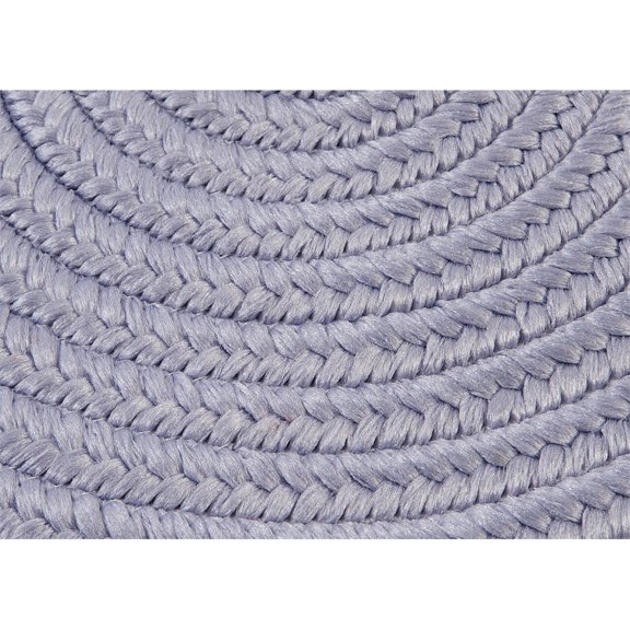 10' Purple Braided Round Area Throw Rug