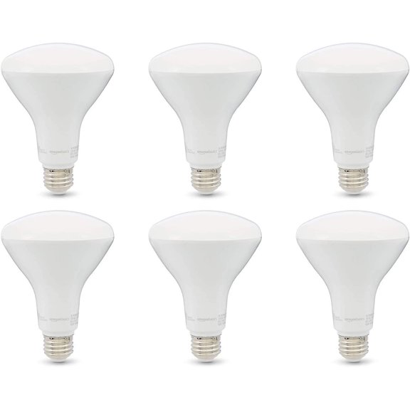 BR30 LED Light Bulbs, 65W Equivalent, 11W Energy Efficient, E26 Standard Base, Soft White 2700K, Dimmable, 10,000 Hour Lifetime, 6-Pack