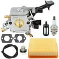 thumbnail image 1 of BR430 Carburetor for Stihl BR350 BR350Z BR450 SR430 SR450 Backpack Blower Parts Zama C1Q-S210B 4244 120-0603 4244-120-0606 Carb Kit with Air  Tune Up Kit, 1 of 8