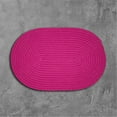 thumbnail image 1 of BR70R036X060 Boca Raton - Magenta 3'x5' Rug, 100% Polypropylene - Oval., 1 of 2