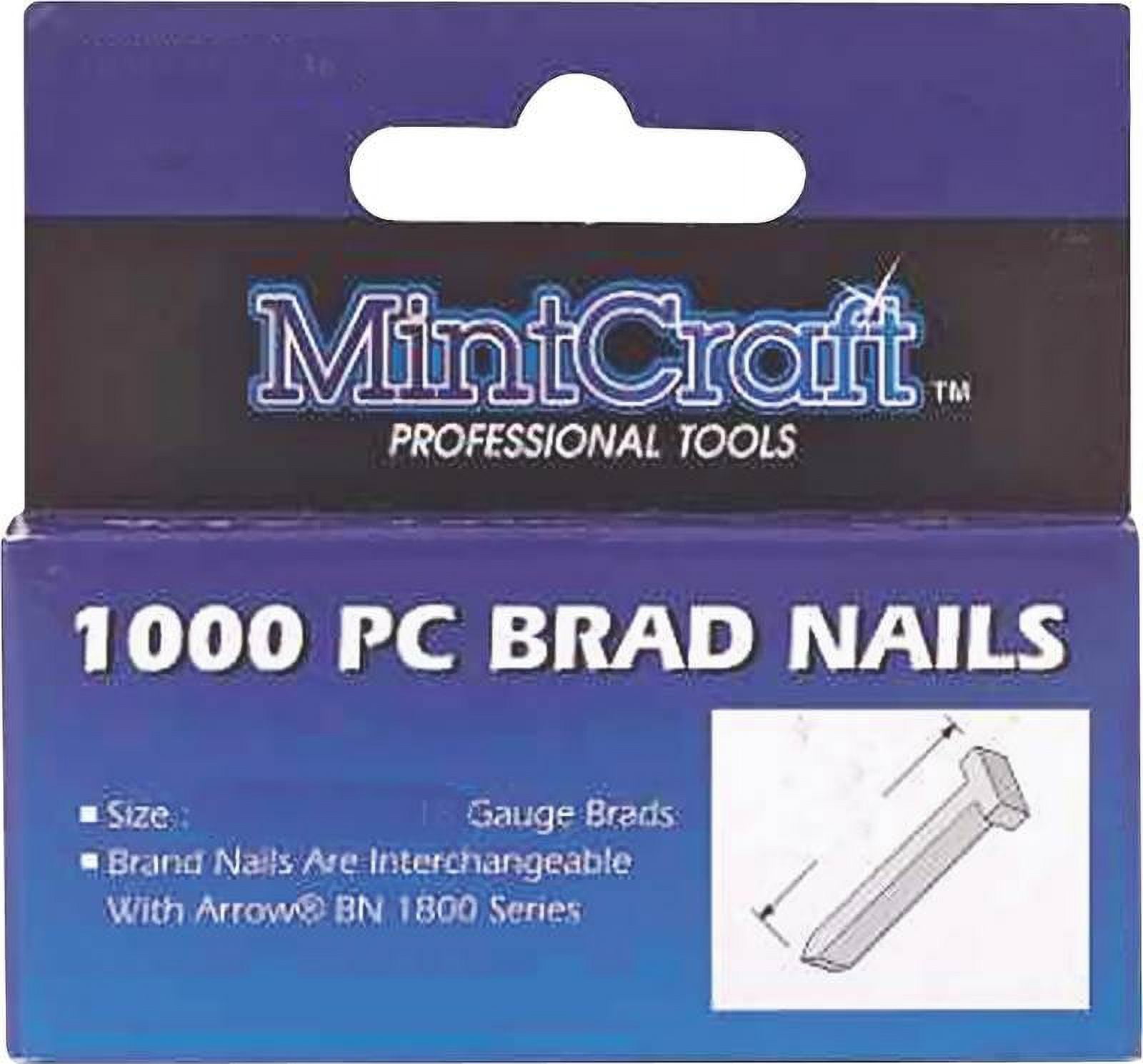Arrow 18-Gauge Steel Brad Nail, 1-1/4 In. (1000-Pack) - Baller Hardware