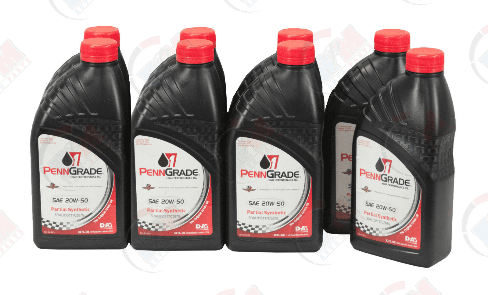 PENN GRADE 1 71196, Synthetic Blend High Performance Oil SAE 20W50, 8