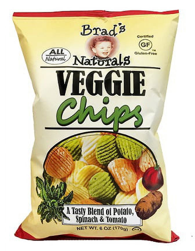 BRAD'S VEGGIE CHIPS, 6 OZ