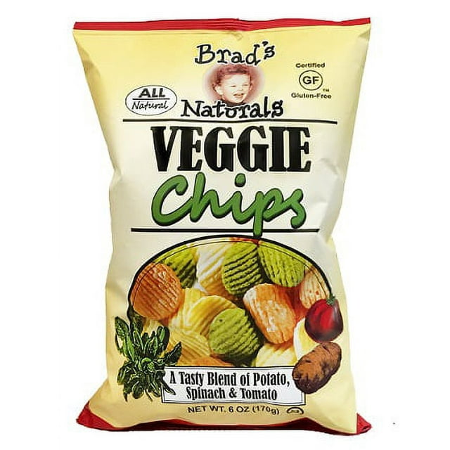 BRAD'S VEGGIE CHIPS, 6 OZ