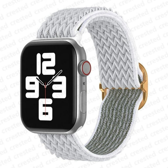 BRADCET 1/3Pack Scrunchie Band Compatible with Apple Watch Bands 38mm 40mm 44mm 45mm 41mm 49mm 42mm Adjustable Stretchy Braided Loop Nylon Wristbands for iWatch Ultra SE Series 9 8 7 6 5 4 3 2 1