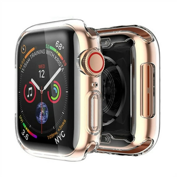 BRADCET 1/3Pack Soft Cover anc Case for Apple Watch Ultra 49mm 45mm 41mm 38mm 44mm 40mm 42mm TPU Screen Protector Shell Protective Bumper Accessories for iWatch Series Ultra 8 7 SE 6 5 4 3 2 1