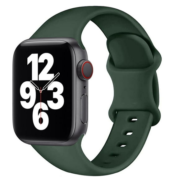 BRADCET 1/4Pack Silicoen Sport Band for Apple Watch Bands 44mm 45mm 41mm 40mm 38mm 49mm 42mm Women Men, Adjustable Elastic Bands Wristbands Strap for iWatch Series Ultra 8 7 SE 6 5 4 3 2 1 Nike