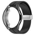 thumbnail image 1 of BRADCET 20mm Band and Case Compatible with Samsung Galaxy Galaxy Watch 5 4 40mm 44mm/ Watch 4 classic 46mm 42mm Women Men / Smartwatch Sport Silicone Strap and watch cover (Without film), 1 of 7