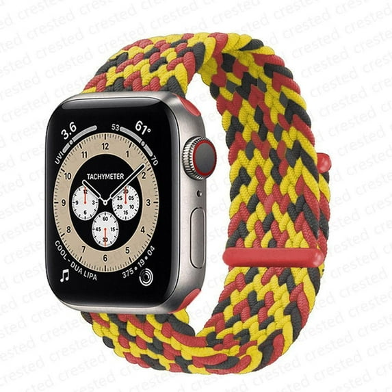 BRADCET Compatible with Braided Solo Loop Apple Watch Band 44mm 40mm 45mm 38mm 42mm 49mm 41mm Women Men, Elastic Band Nylon Wristbands Strap for iWatch Series Ultra 8 7 SE 6 5 4 3 2 1 Nike Accessories