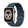 thumbnail image 1 of BRADCET Compatible with Braided Solo Loop Apple Watch Band 44mm 40mm 45mm 38mm 42mm 49mm 41mm Women Men, Elastic Band Nylon Wristbands Strap for iWatch Series Ultra 8 7 SE 6 5 4 3 2 1 Nike Accessories, 1 of 11
