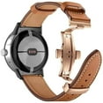 thumbnail image 1 of BRADCET Leather Strap Compatible with Google pixel watch 2/ Google pixel watch band straps correa wristband smartwatch Accessories watchband Bracelet for Pixel Watch 2 1, 1 of 7