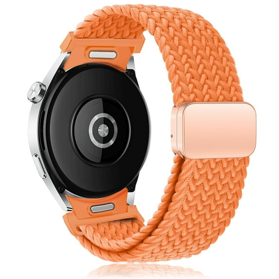 BRADCET No Gap Braided 20mm Band for Samsung Galaxy Watch 6 5 4 Band 40mm 44mm Watch 5 Pro 45mm,20 mm Magnetic Woven strap for galaxy Watch 6 classic bands 43mm 47mm /4 classic 42mm 46mm Women men