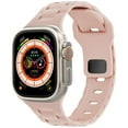 thumbnail image 1 of BRADCET Silicone Sport Bands Compatible with Apple Watch Bands iWatch Bands 49mm 45mm 44m 41mm 42mm 40mm 38mm Men, Sport Strap Replacement Apple Watch Series 9 8 7 SE 6 5 4 3 Ultra 2, 1 of 12