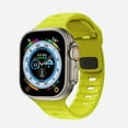 thumbnail image 1 of BRADCET Silicone Sport Bands Compatible with Apple Watch Bands iwatch Bands Ultra 49mm 45mm 44mm 40mm 41mm 38mm 42mm Women Men, Adjustable Sport Wristbands for iWatch Series 9 8 7 SE 6 5 4 3 2 1, 1 of 12