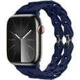 thumbnail image 1 of BRADCET Women Silicone Sport Band Compatible with Apple Watch Band iWatch Sersie Bands 40mm 44mm 41mm 38mm 45mm 42mm 49mm, Cute Breathable Sport Strap for iWatch Series 9 SE 8 7 6 5 4 3 Ultra 2, 1 of 8