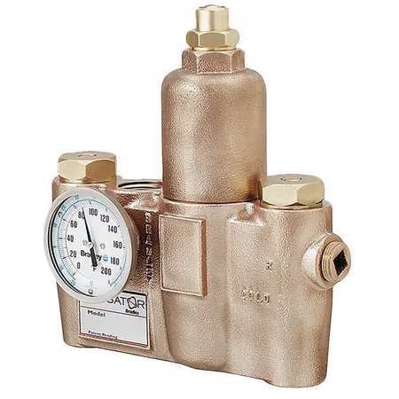 BRADLEY S19-2100 Mixing Valve,Bronze,26 gpm