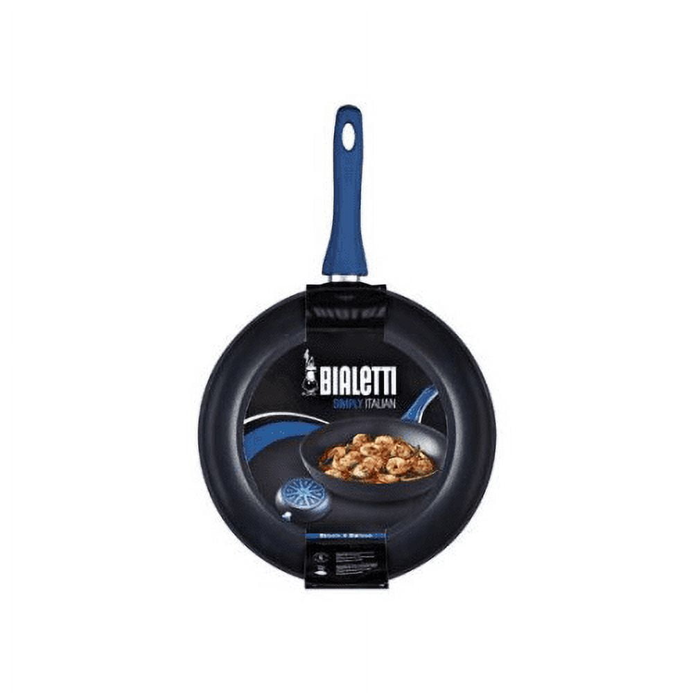 Bialetti Cookware Italian, 12, Non-Stick Saute Pan, 12 inch, Simply Blue