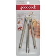 GoodCook Nutcracker Set With Picks - Heavy-Duty Lever Action - Silver, Small, Metal Handles